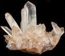 Tangerine Quartz Crystal Cluster - Madagascar #39309-1